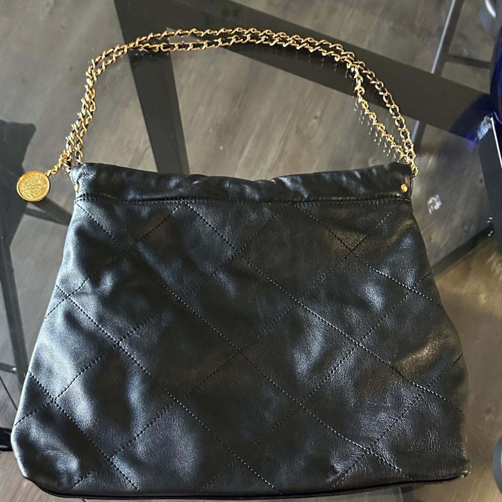 Black Quilted Shoulder Bag